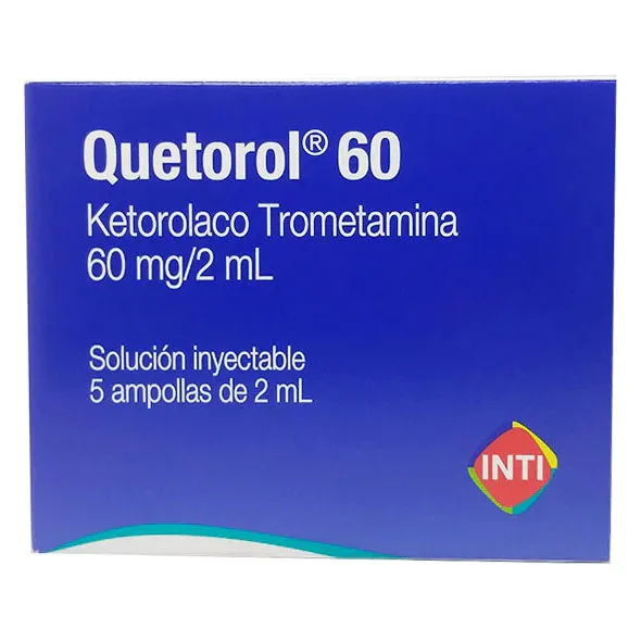 QUETOROL 60 MG CAJA X 25 AMPOLLA - Ecofarma
