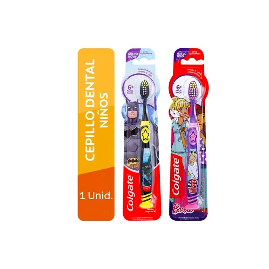 CEPILLO COLGATE SMILES BARBIE-MINIONS 0-5 AÑOS - Ecofarma