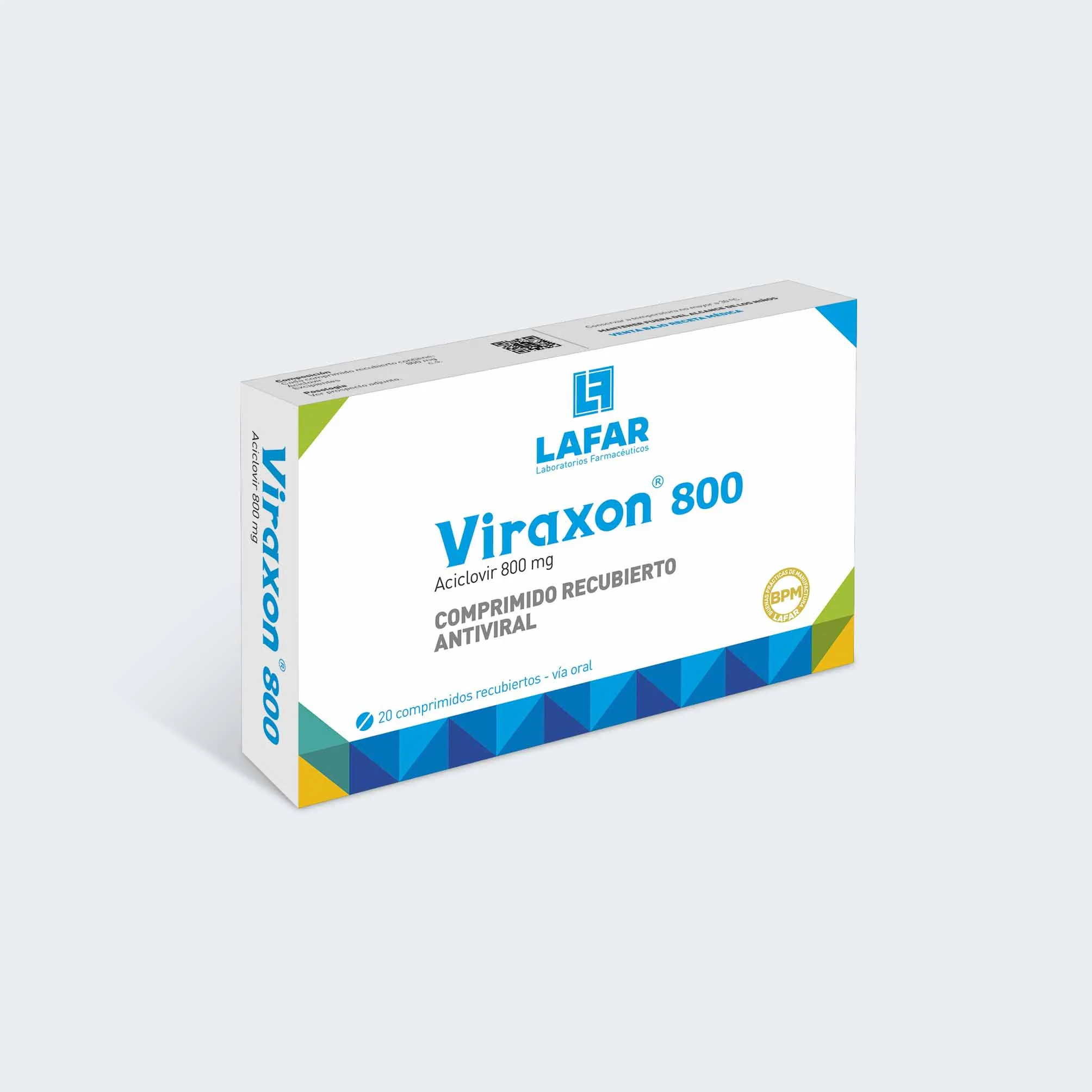 VIRAXON 800 MG CAJA X 20 COMPRIMIDOS - Ecofarma