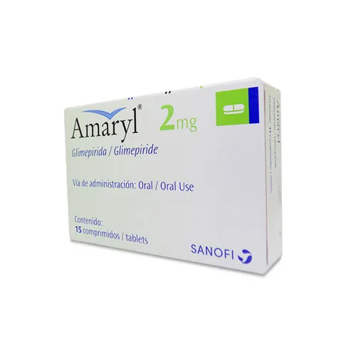 AMARYL 2 MG CAJA X 15 COMPRIMIDOS - Ecofarma