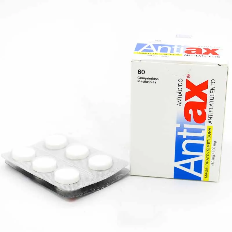 ANTIAX PASTILLAS MASTICABLES CAJA X 60 - Ecofarma