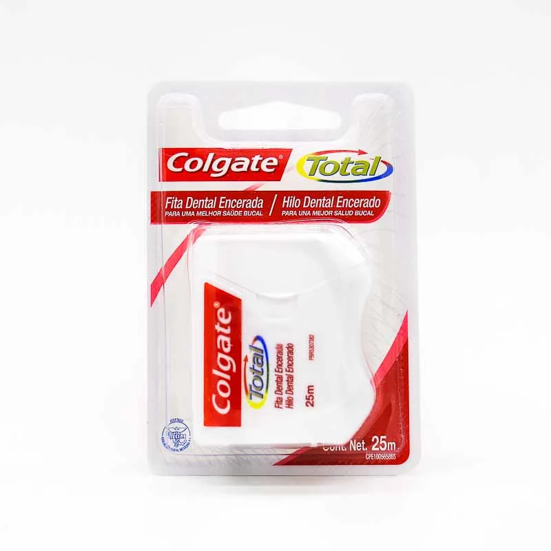 HILO DENTAL COLGATE TOTAL ENCERADO X 25 MTS - Ecofarma