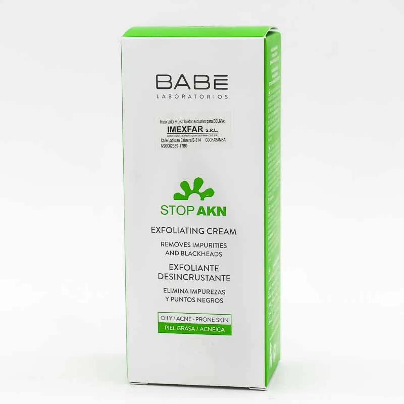 BABE EXFOLIANTE DESINCRUSTANTE PIEL GRASA- ACNEICA 50ML - Ecofarma