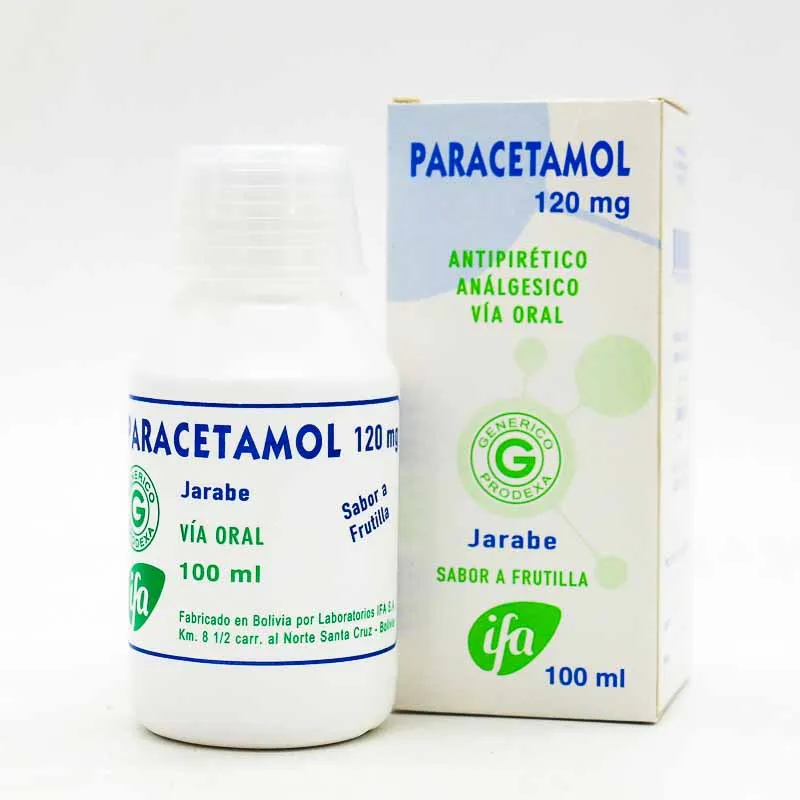 PARACETAMOL 120 MG JARABE FCO X 60 ML - Ecofarma