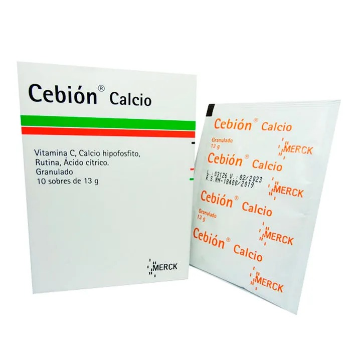 CEBION CALCIO CAJA X 10 SOBRES - Ecofarma