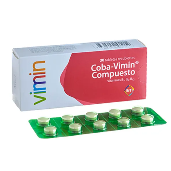 COBA VIMIN COMPUESTO CAJA X 30 COMPRIMIDOS - Ecofarma