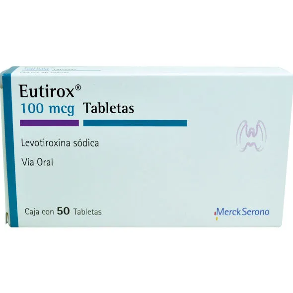 EUTIROX 100 MCG CAJA X 50 COMPRIMIDOS - Ecofarma