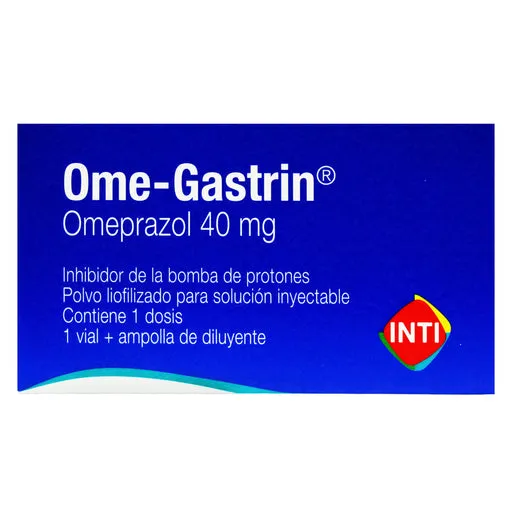 OME GASTRIN 40 MG CAJA X 1 AMPOLLA - Ecofarma