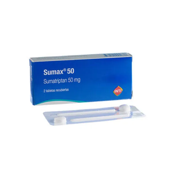 SUMAX 50 MG CAJA X 2 TABLETAS - Ecofarma
