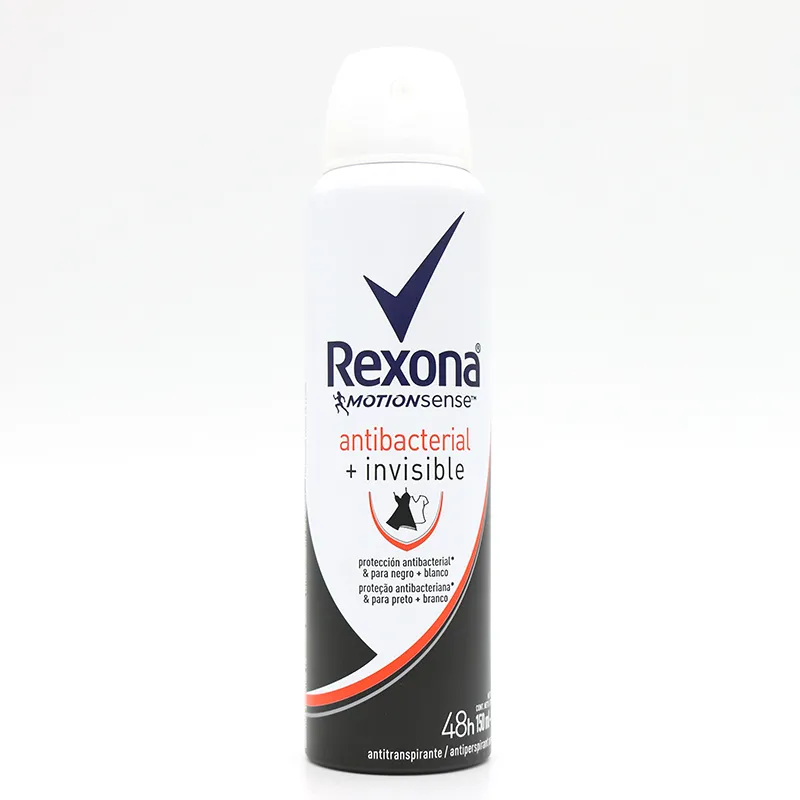 DESODORANTE REXONA AEROSOL "ANTIBAC + INVISIBLE X 150 ML* - Ecofarma