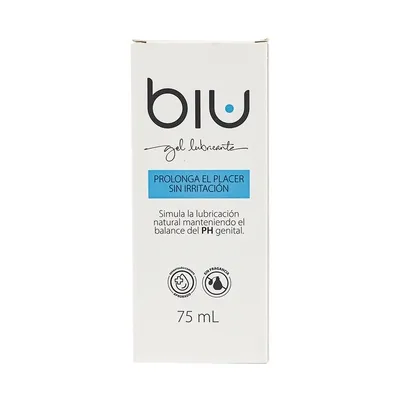 BIU GEL LUBRICANTE INTIMO TUBO X 75 ML - Ecofarma