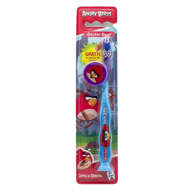 CEPILLO MORDILLO DOCTOR DENT HATCHLINGS 0-2 AÑOS ANGRY BIRDS - Ecofarma