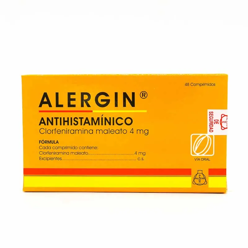 ALERGIN 4 MG CAJA X 48 COMPRIMIDOS - Ecofarma