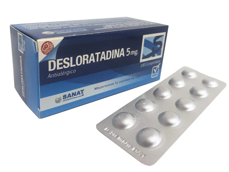 DESLORATADINA 5 MG CAJA X 100 COMPRIMIDOS - Ecofarma