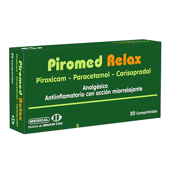 PIROMED RELAX CJA X 20 COMPRIMIDOS - Ecofarma