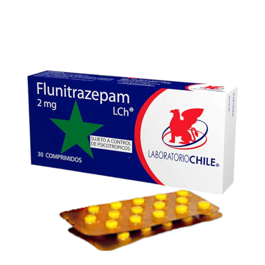 FLUNITRAZEPAM 2 MG CAJA X 30 COMPRMIDOS - Ecofarma