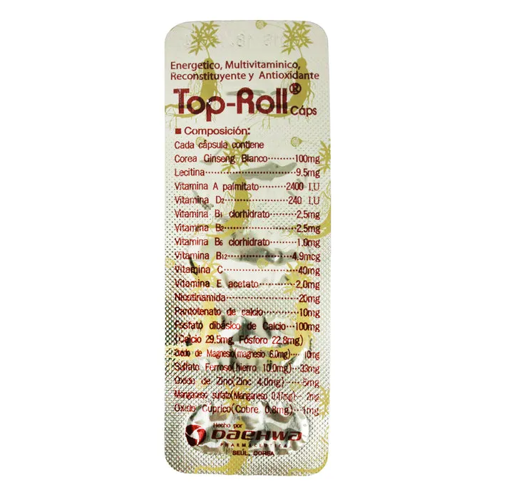 TOP ROLL CAJA X 60 CAPSULAS - Ecofarma