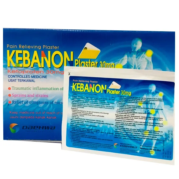 KEBANON PARCHE X 7 UNID - Ecofarma