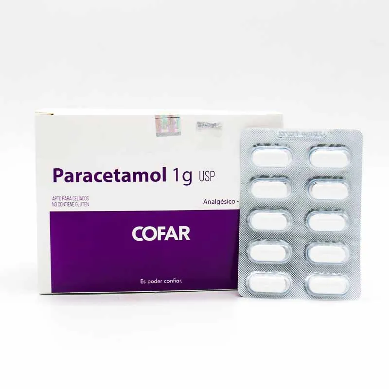 PARACETAMOL 1 GR. CAJA X 200 COMPRIMIDOS - Ecofarma