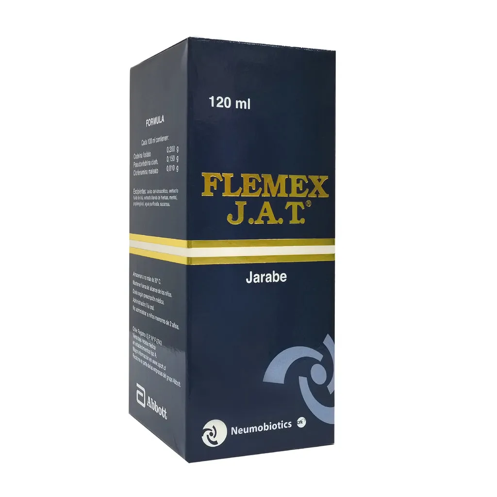 FLEMEX JAT FORTE JARABE FCO X 120 ML - Ecofarma