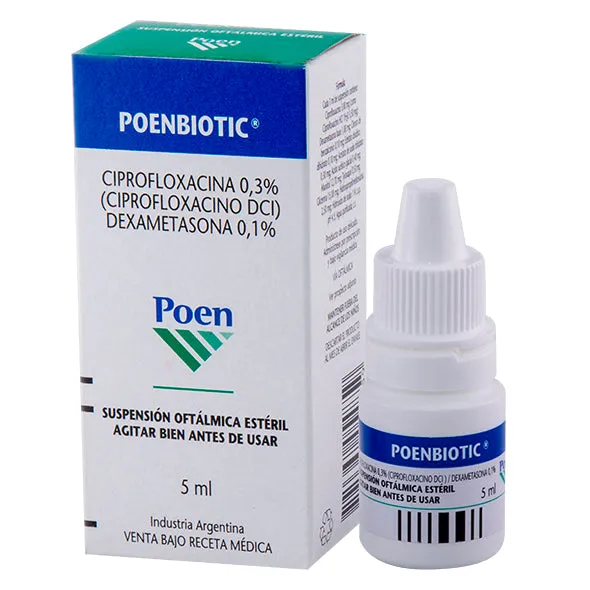 POENBIOTIC SUSP. OFTALMICA X 5 ML - Ecofarma