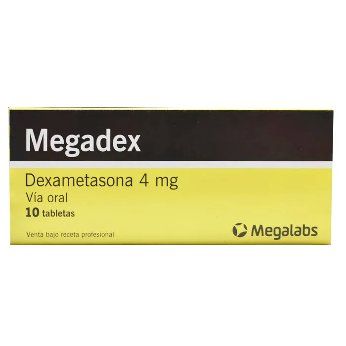 MEGADEX 4 MG CAJA X 10 TABLETAS - Ecofarma