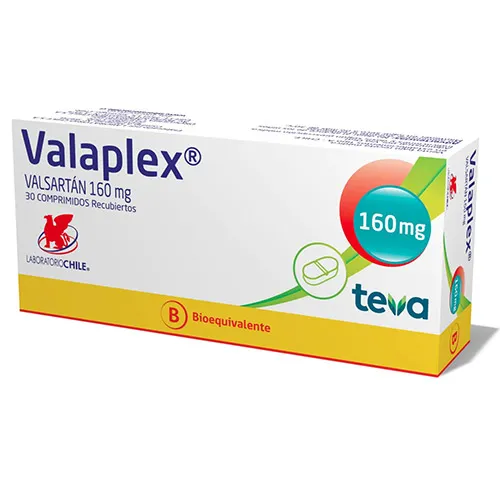 VALAPLEX 160 MG CAJA X 30 COMPRIMIDOS - Ecofarma