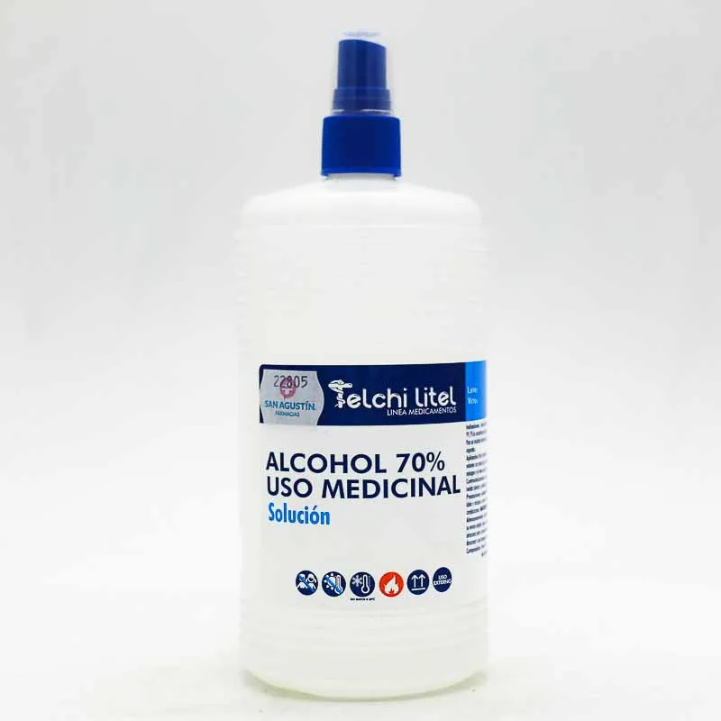 ALCOHOL MEDICINAL CON ATOMIZADOR 70 % FCO X 500 ML - Ecofarma