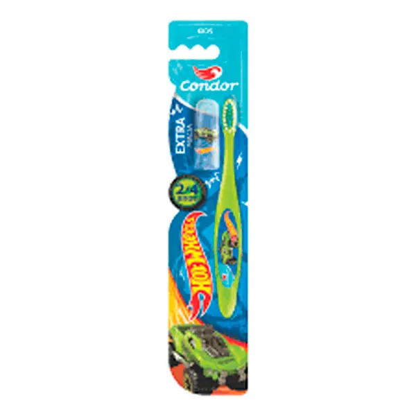 CEPILLO DENTAL CONDOR KIDS HOTWHEELS 2-4 AÑOS - Ecofarma