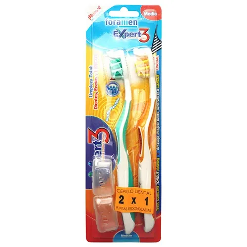 CEPILLO FORAMEN EXPERT 3 MEDIO 2 X 1 - Ecofarma