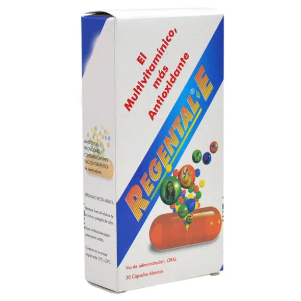 REGENTAL E CAJA X 30 CAPSULAS - Ecofarma