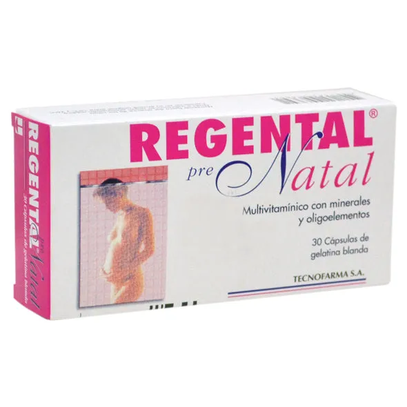 REGENTAL PRENATAL CAJA X 30 CAPSULAS - Ecofarma