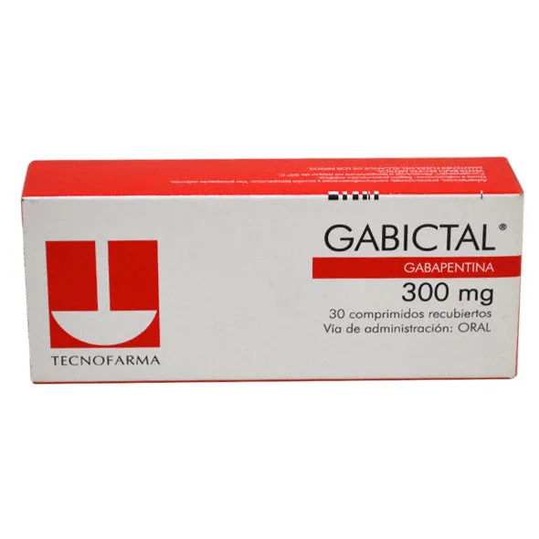 GABICTAL 300 MG CAJA X 30 COMPRIMIDOS - Ecofarma