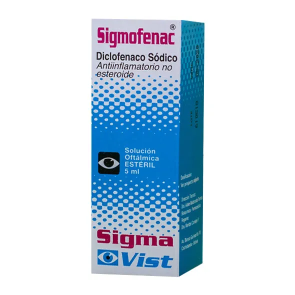 SIGMOFENAC COLIRIO X 5 ML - Ecofarma