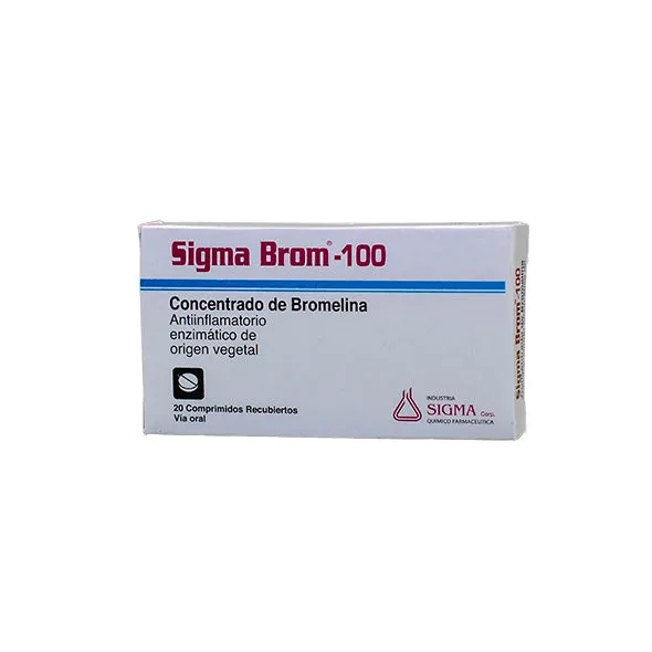 SIGMA BROM 100 CAJA X 20 COMPRIMIDOS - Ecofarma