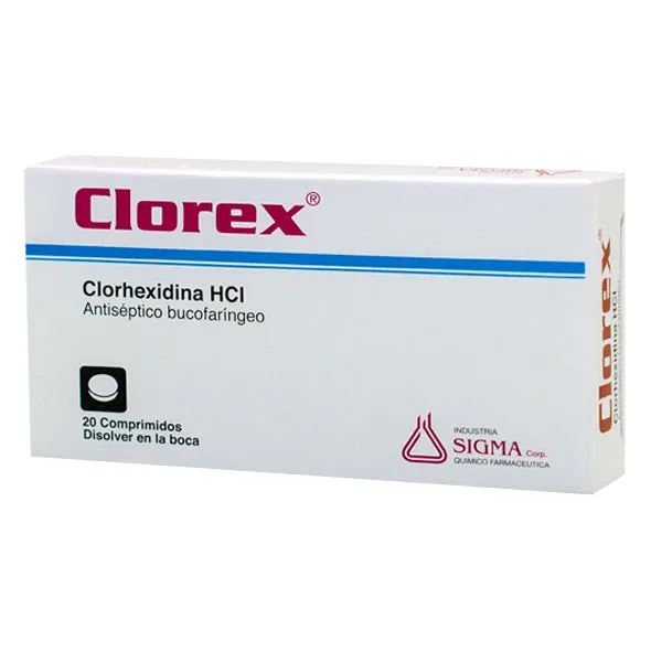 CLOREX CAJA X 20 COMPRIMIDOS - Ecofarma