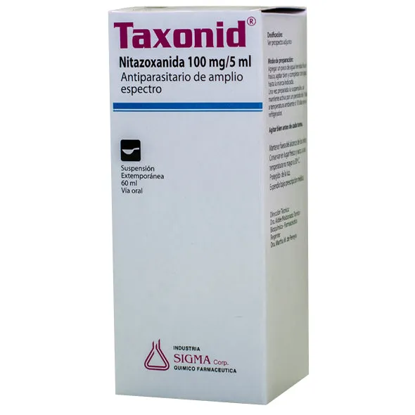 TAXONID 100 MG SUSPENCION FCO X 60 ML - Ecofarma