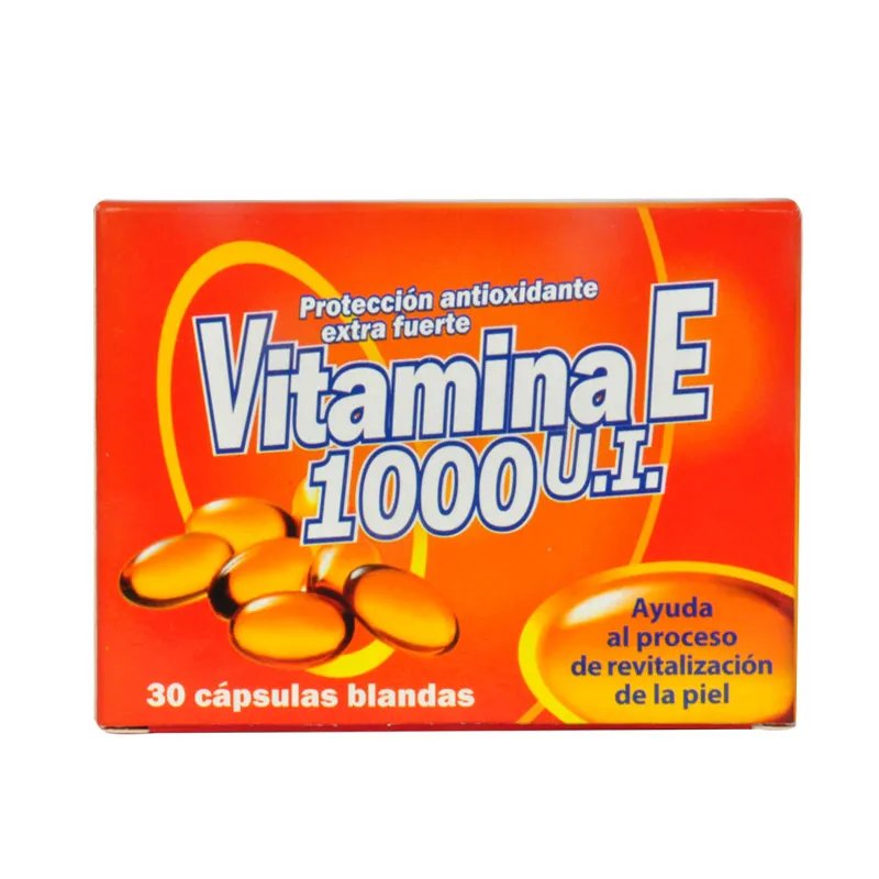 VITAMINA E 1000 U.I. CAJA X 30 CAPSULAS - Ecofarma
