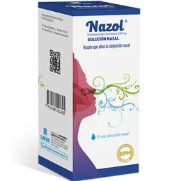 NAZOL SOLUCION NASAL FCO X 15 ML - Ecofarma