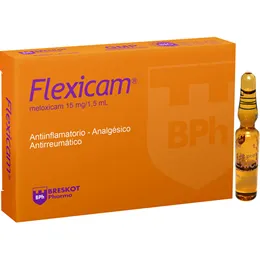 FLEXICAM 15 MG CAJA X 3 AMPOLLA - Ecofarma