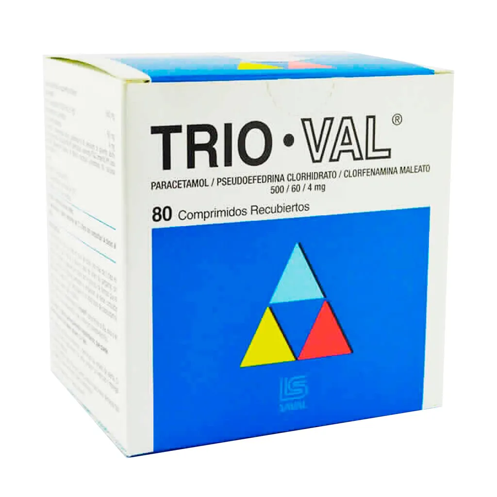 TRIOVAL COMPRIMIDOS CAJA X 80 - Ecofarma