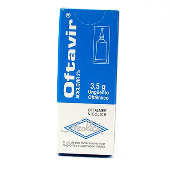 OFTAVIR  UNGUENTO OFTALMICO X 3.5 GR - Ecofarma