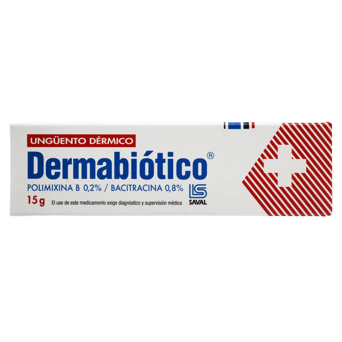 DERMABIOTICO  UNGUENTO  DERMICO TUBO X 15 G - Ecofarma