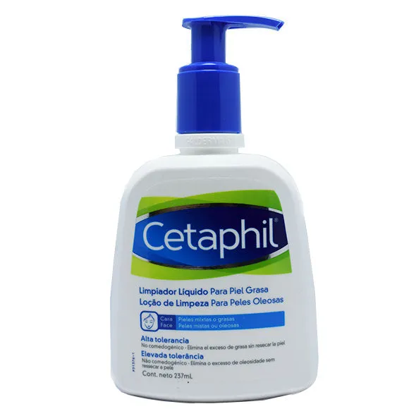 CETAPHIL LIMPIADOR FACIAL DIARIO PIEL GRASA X 237 ML - Ecofarma