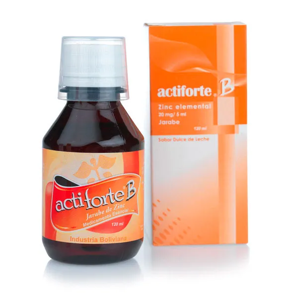 ACTIFORTE B JARABE FCO X 120 ML - Ecofarma