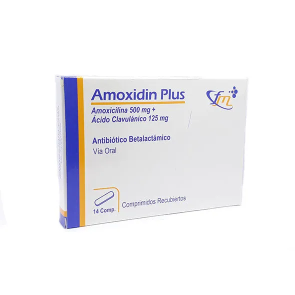 AMOXIDIN PLUS CAJA X 14 COMPRIMIDOS - Ecofarma
