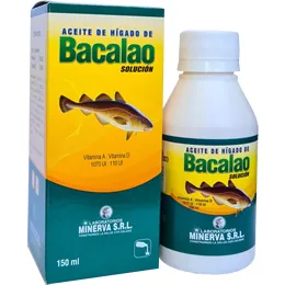 ACEITE DE HIGADO DE BACALAO FCO X 150 ML - Ecofarma