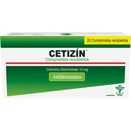 CETIZIN 10 MG CAJA X 20 COMPRIMIDOS - Ecofarma
