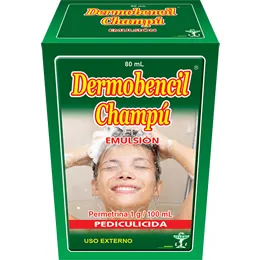 DERMOBENCIL SHAMPOO C/PEINE X 80 ML - Ecofarma