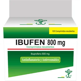 IBUFEN 800 MG. CAJA X 100 COMPRIMIDOS - Ecofarma